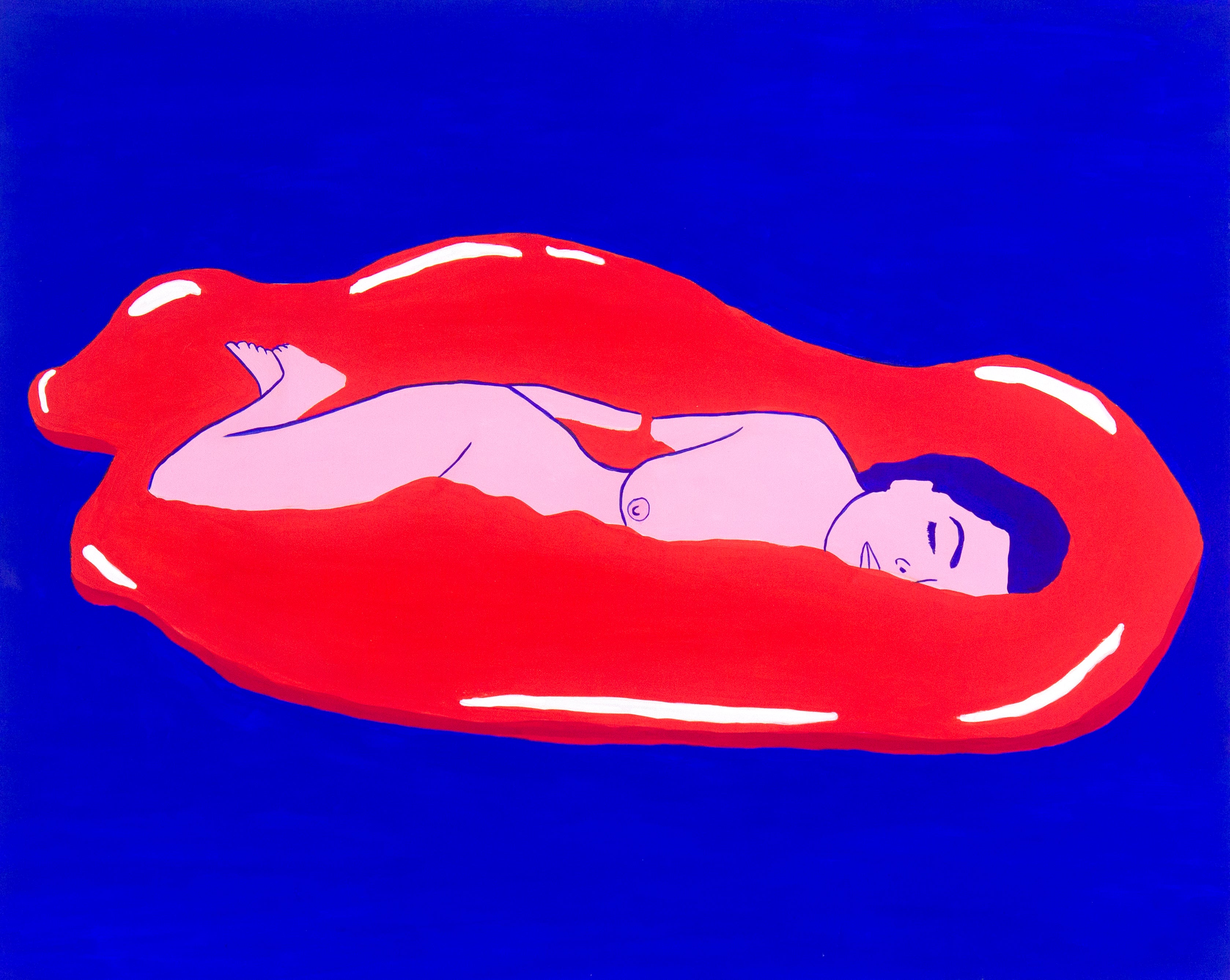 RED BLUE