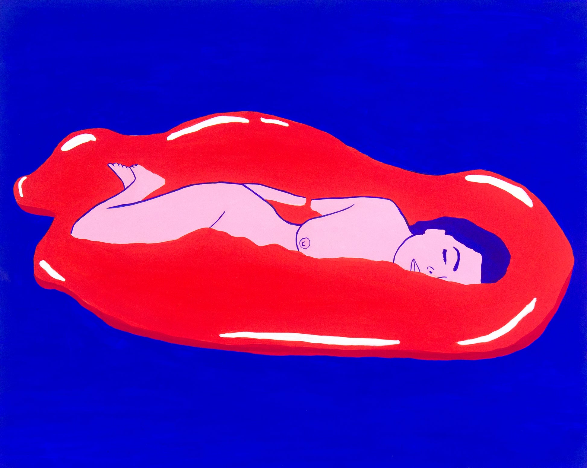 RED BLUE